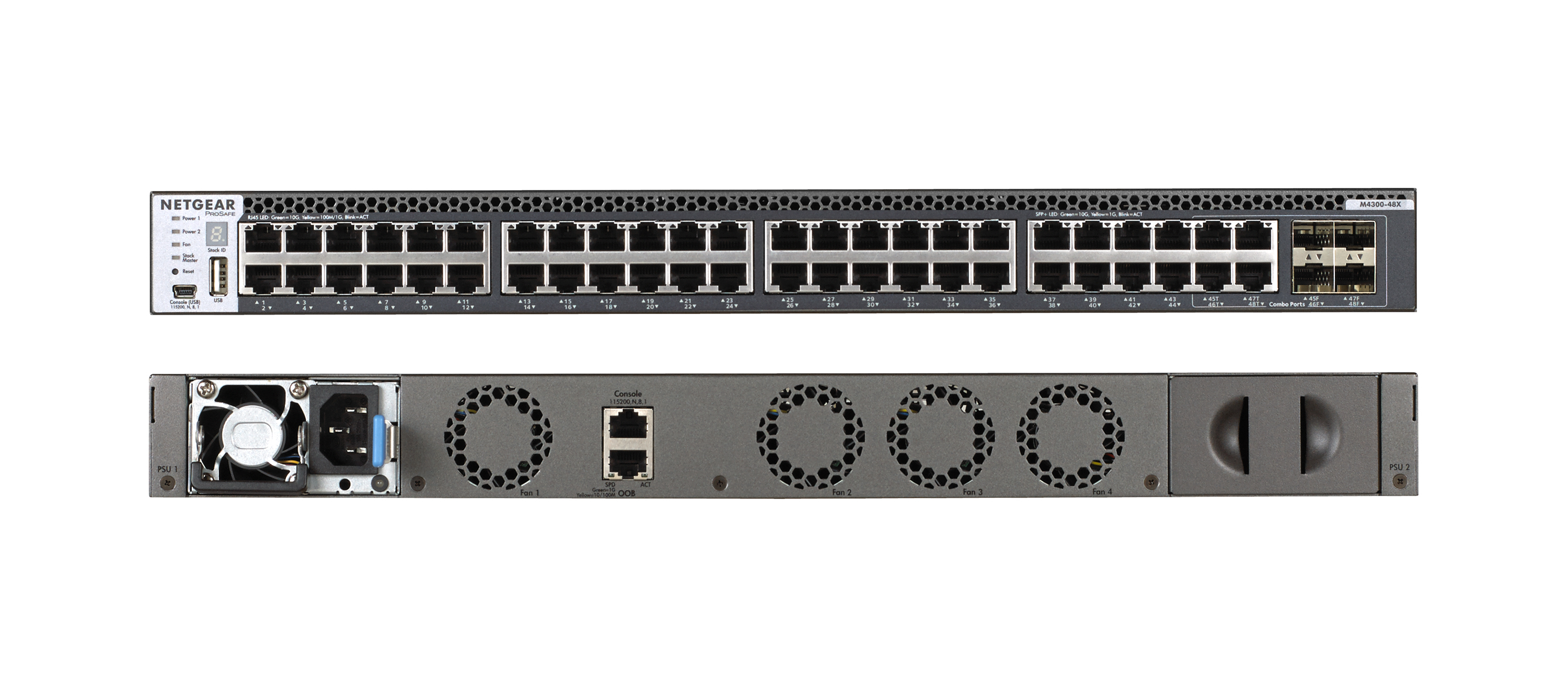 NETGEAR M4300-48X 48x10G 48x10GBASE-T Switch Manageable