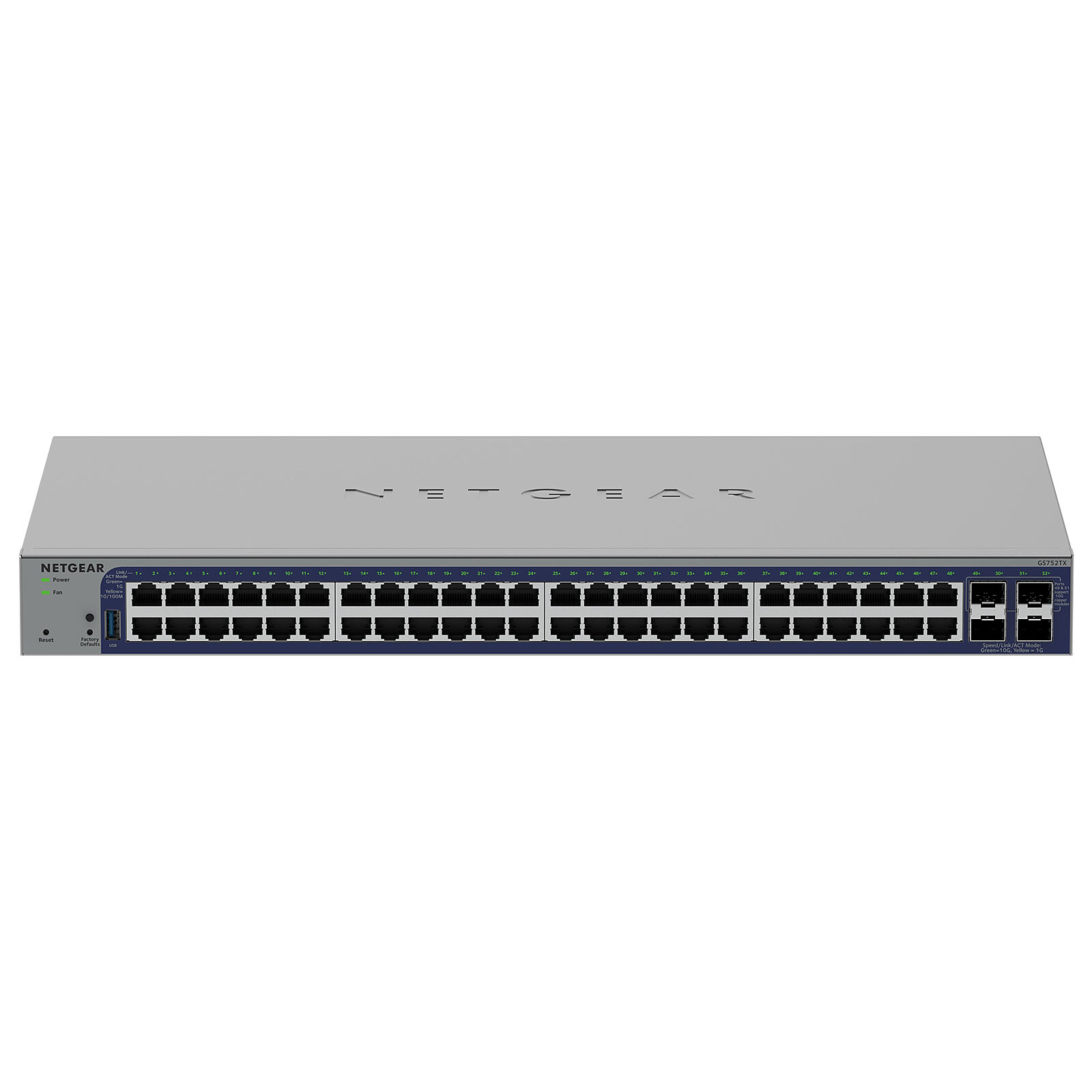 NETGEAR 48P GE Smart Switch W/10G SFP+ GS752TXV3