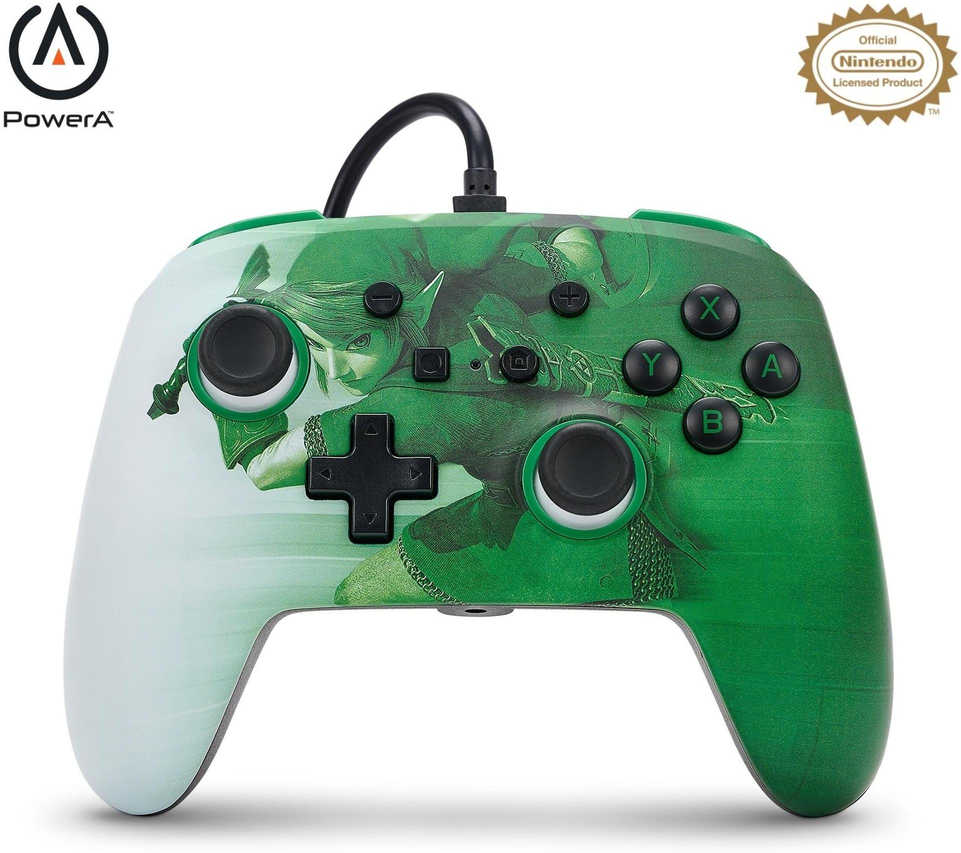 PowerA Manette de jeu filaire Zelda Heroic Link pour Nintendo Switch