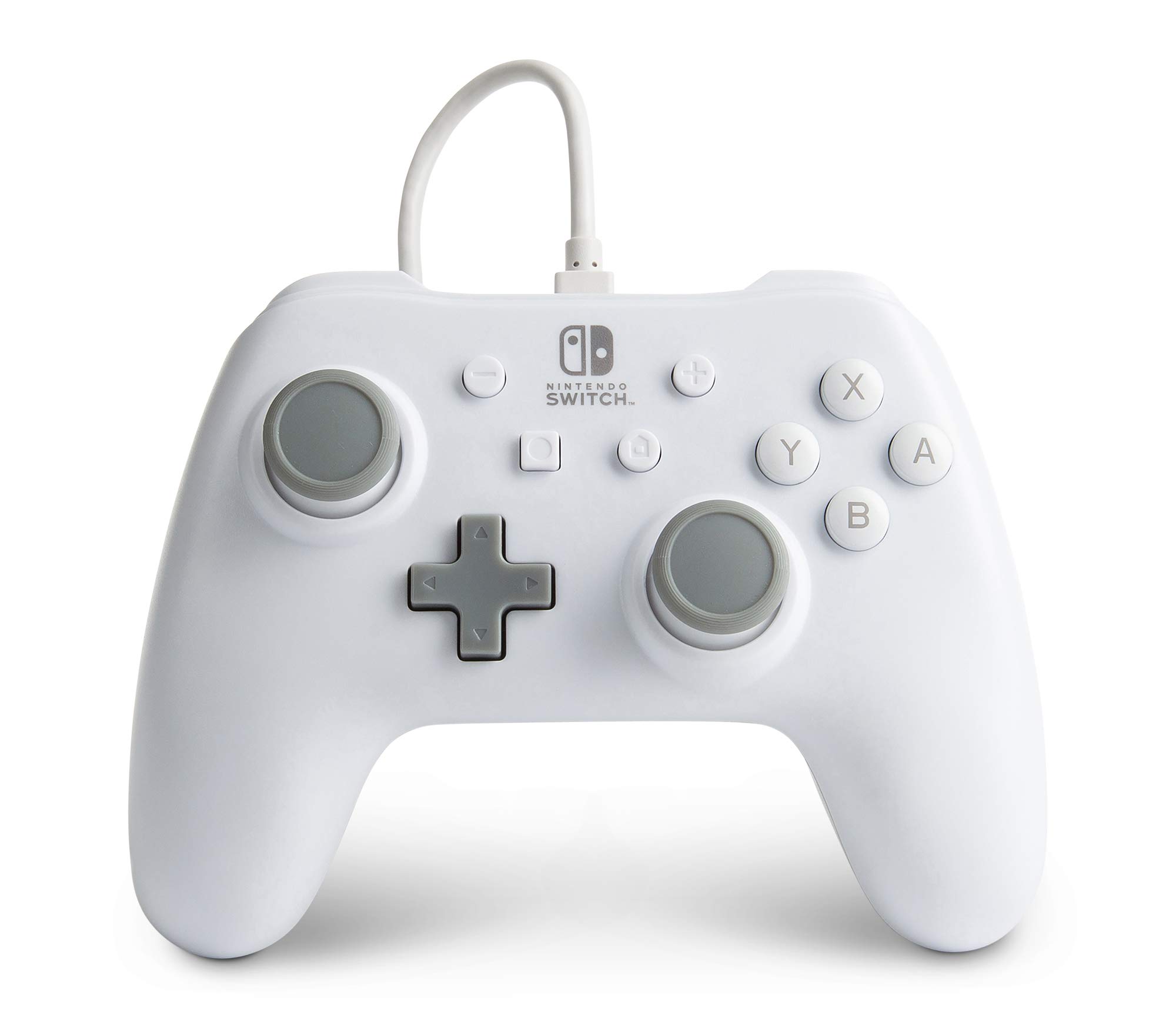 PowerA Manette de jeu filaire pour Nintendo Switch (Blanc)