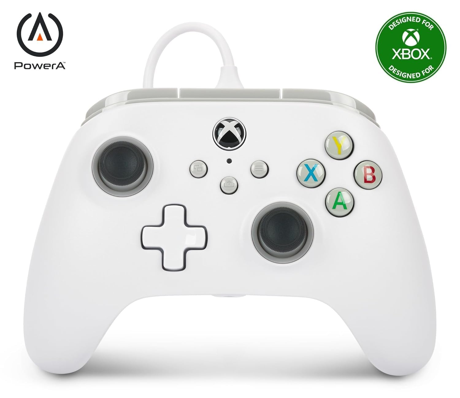 PowerA Manette filaire blanche Power A pour Xbox Series X/S