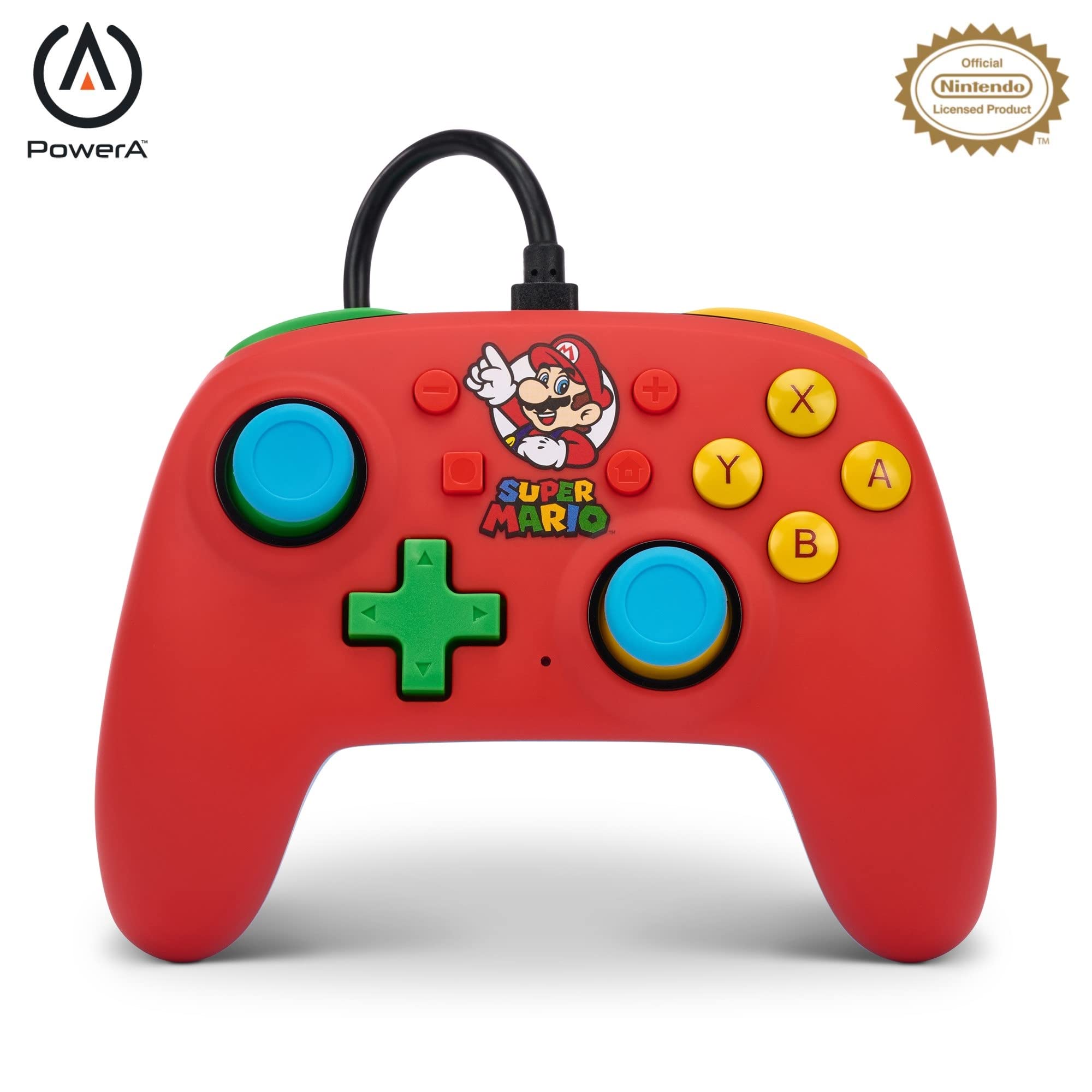 PowerA Nano Manette Filaire Amelioree pour Nintendo Switch