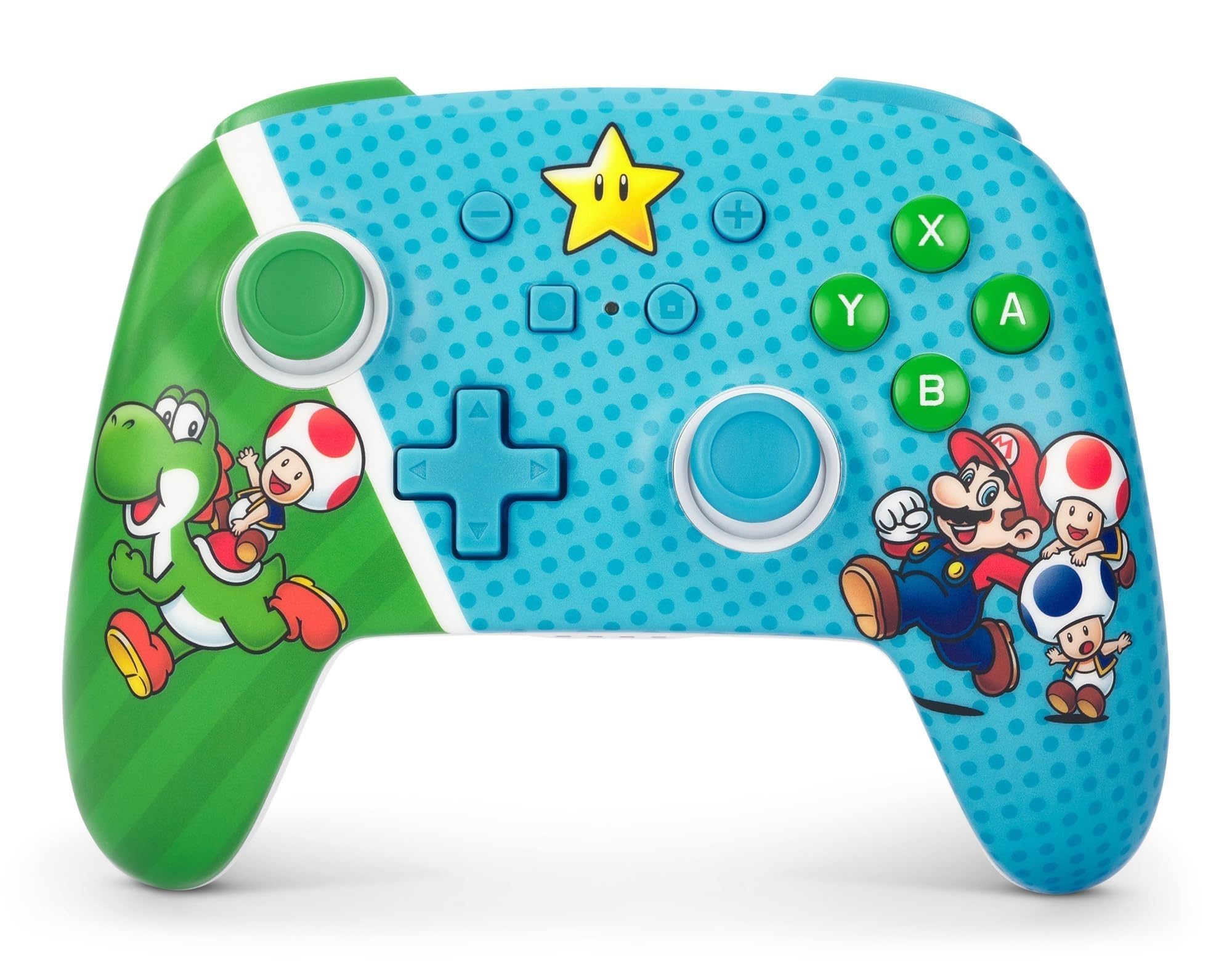 PowerA Manette de jeu sans fil Enhanced Mario Super Star Friends pour Nintendo Switch