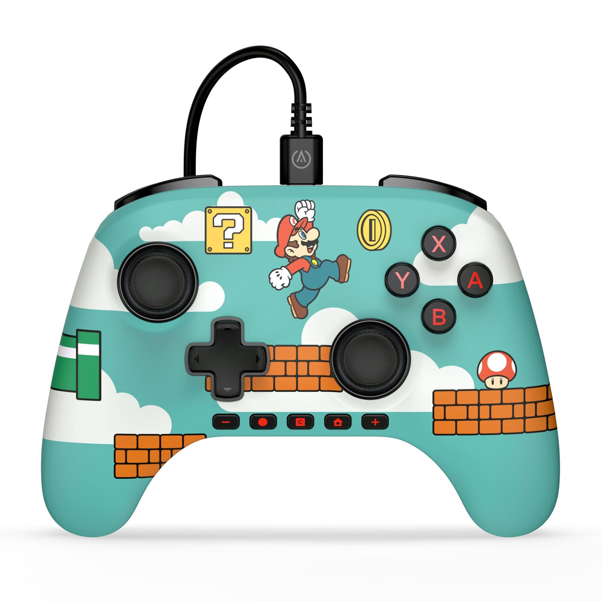 PowerA Manette filaire advantage Mario Time pour Nintendo Switch 2