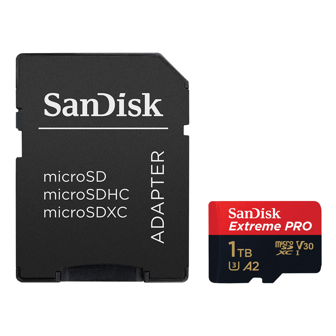 SanDisk Professional Extreme Pro microSDXC UHS-I U3 V30 A2 1 To + Adaptateur SD