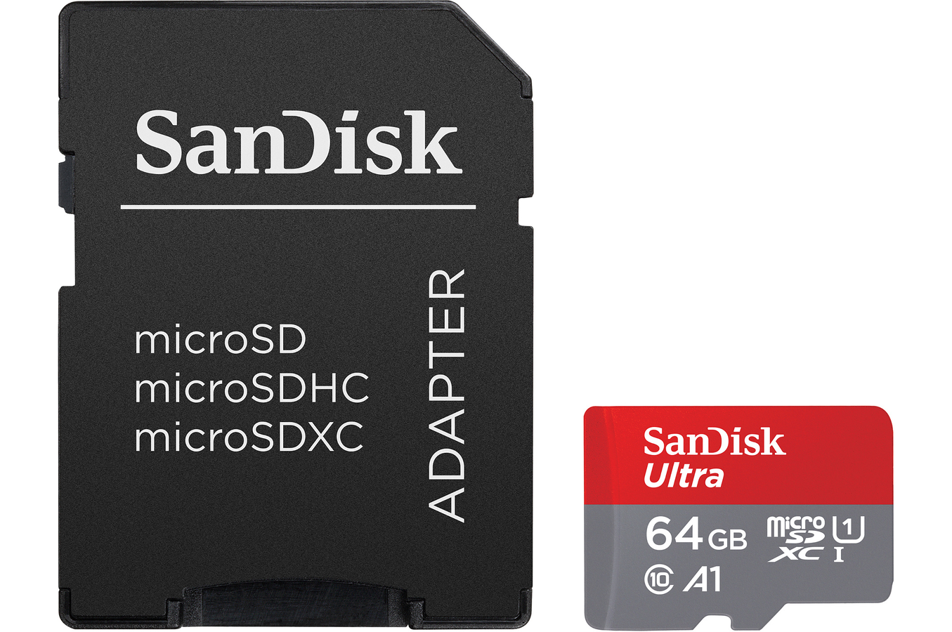 SanDisk Professional Ultra PLUS microSDXC 64GB + SD Adapter 150MB/s A1 Class 10 UHS-I