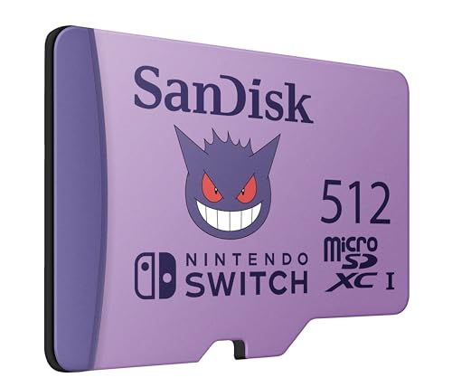 sandisk MicroSD Nintendo Pokemon Ectoplasm 512GB