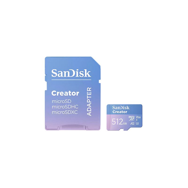 sandisk carte micro sd 512go creator