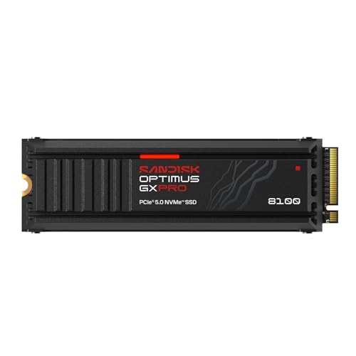 sandisk SSD OPTIMUS GXPRO 8100 PCIe5 NVMe 4TB HS