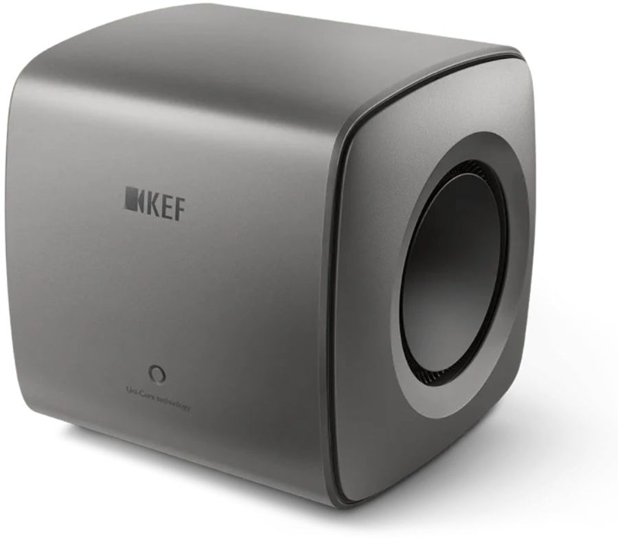 Kef Caisson de basses Uni-Core™ Kef KC62 à annulation de forces Gris Satiné