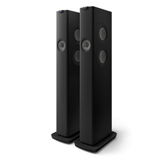 Kef Enceintes connectées Hi-Fi LS60 Wireless Noir vendues à la paire