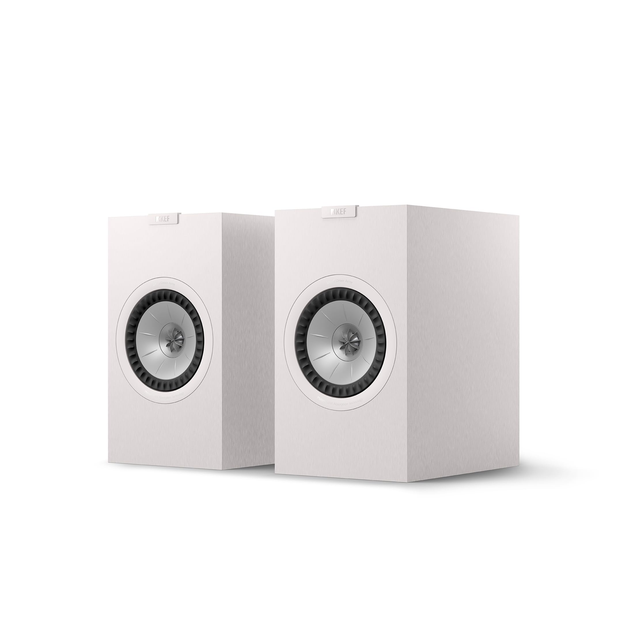 Kef Enceintes bibliothèque  Q3 Meta Blanc Satin vendues par paire