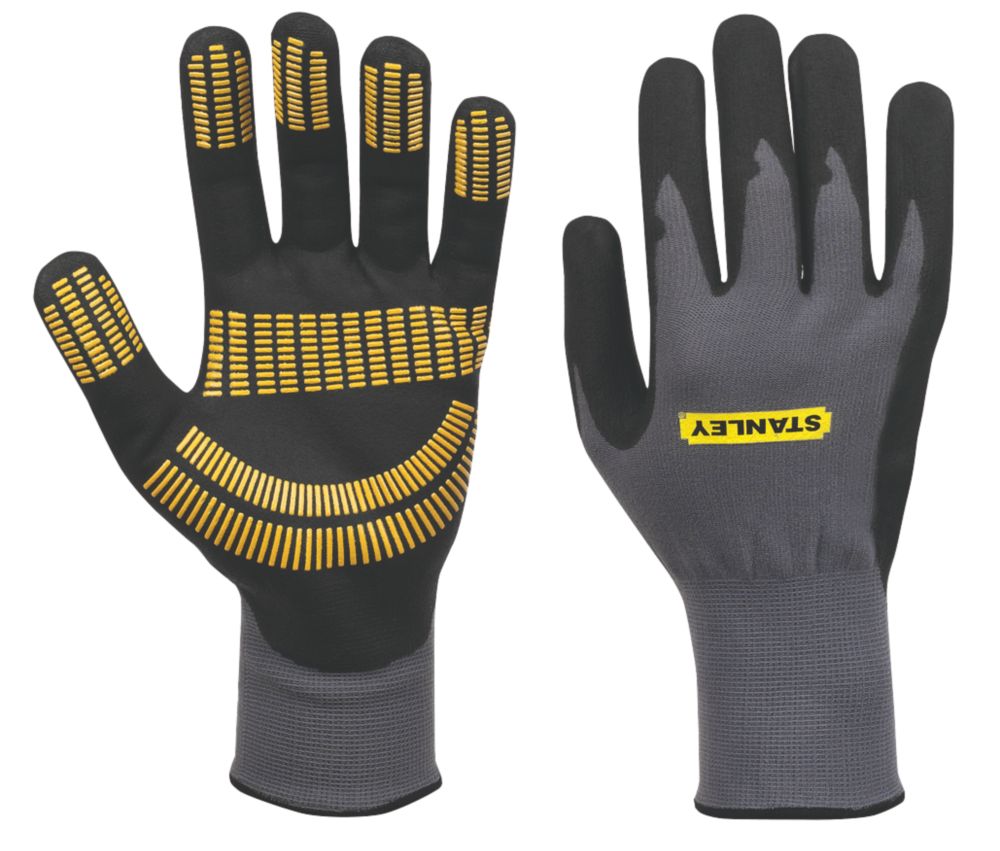 Stanley Gants de préhension Razor Tread gris taille L