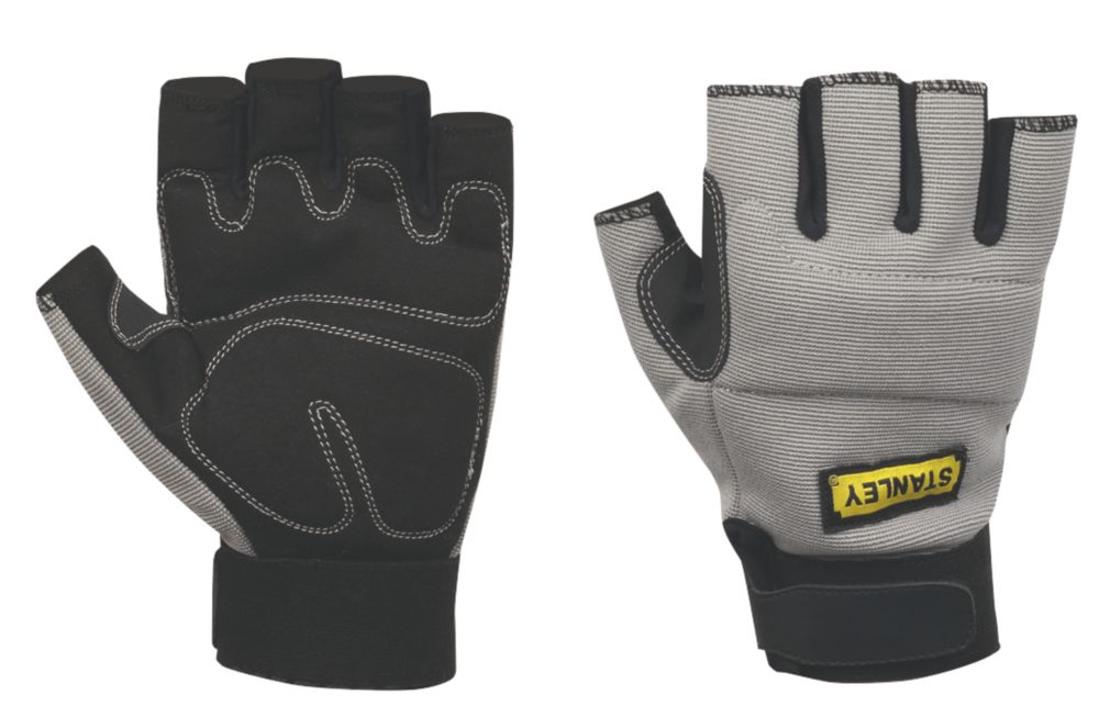 Stanley Mitaines de travail Performance grises taille L