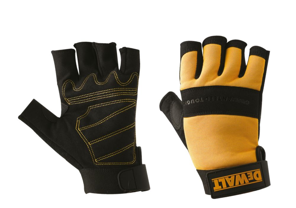 DeWalt Mitaines de travail DPG23L EU Performance 4 noir / jaune taille L