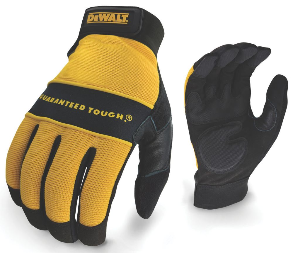 DeWalt Gants de manutention DPG21L noir/jaune taille L