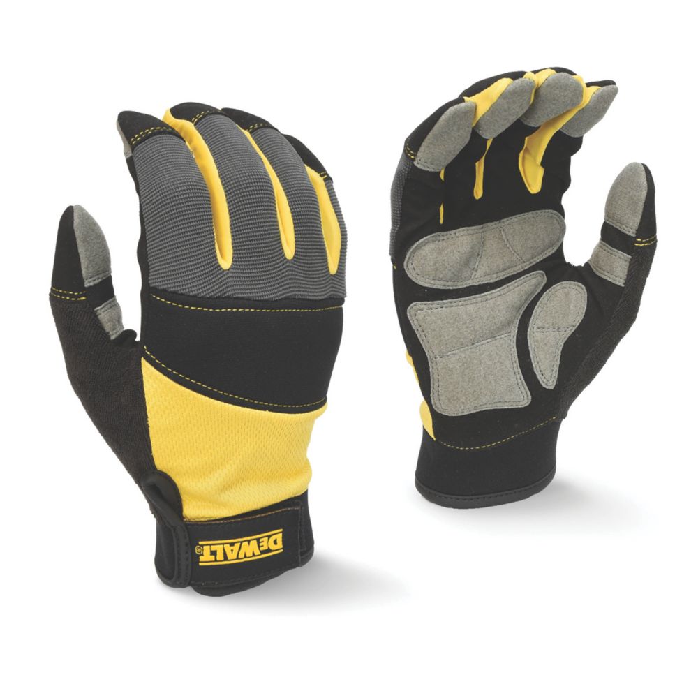 DeWalt Gants de manutention DPG215L noir/jaune/gris taille L
