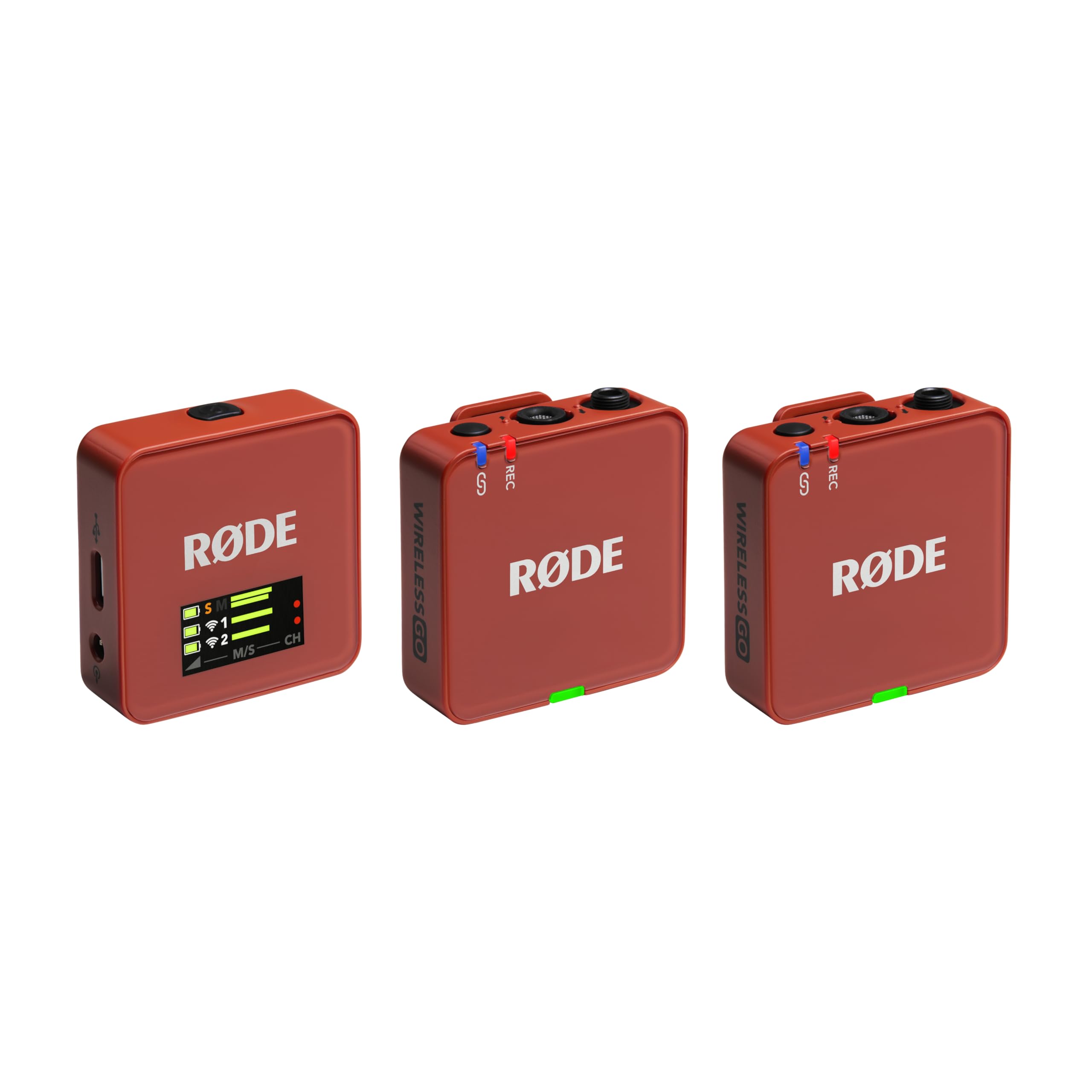 RODE Wireless GO (Gen 3) (dunkelrot)