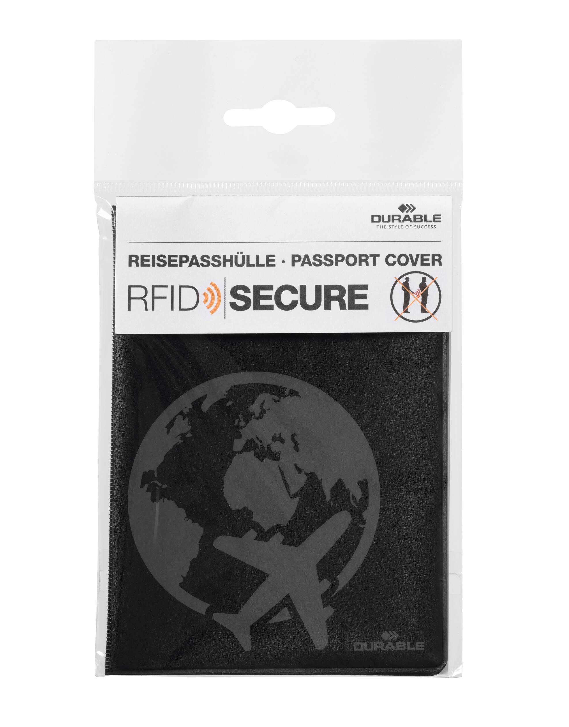 Durable DURABLE Reisepasshülle 189x129mm RFID SECURE schwarz
