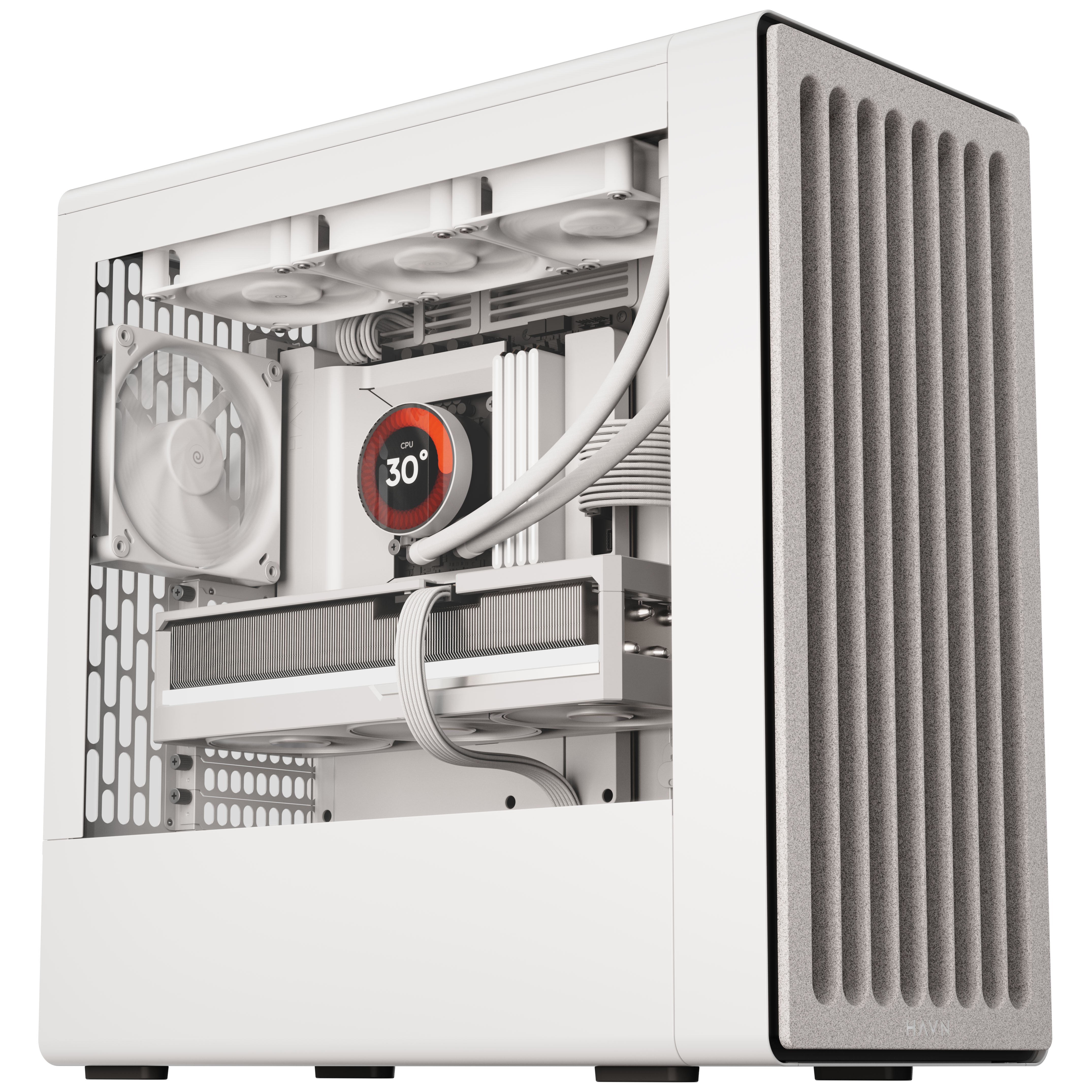 HAVN BF 360 Flow PC-Gehäuse, Midi-Tower, E-ATX, Tempered Glass