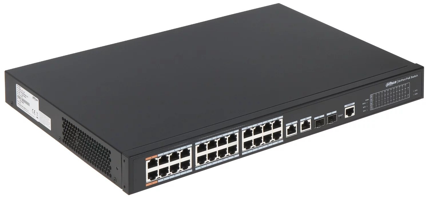 Dahua - Interrupteur 24 ports PoE DH-PFS4226-24ET-240