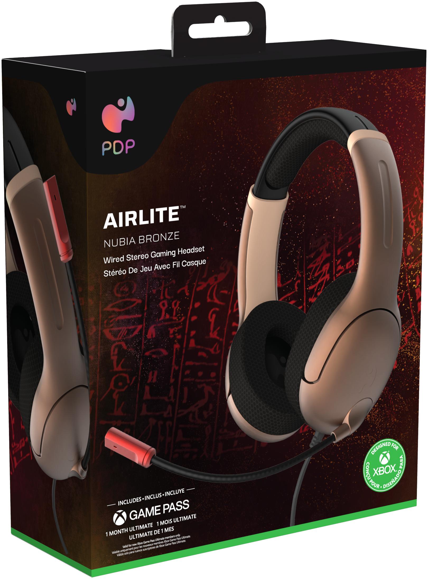 PDP Modèle du produit : Airlite Casque Avec fil Arceau Jouer Noir, Bronze
