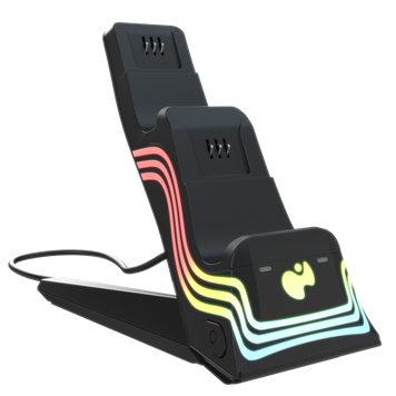 PDP PDP Ladestation Dual Afterglow Wave schwarz für XBOX SeriesX