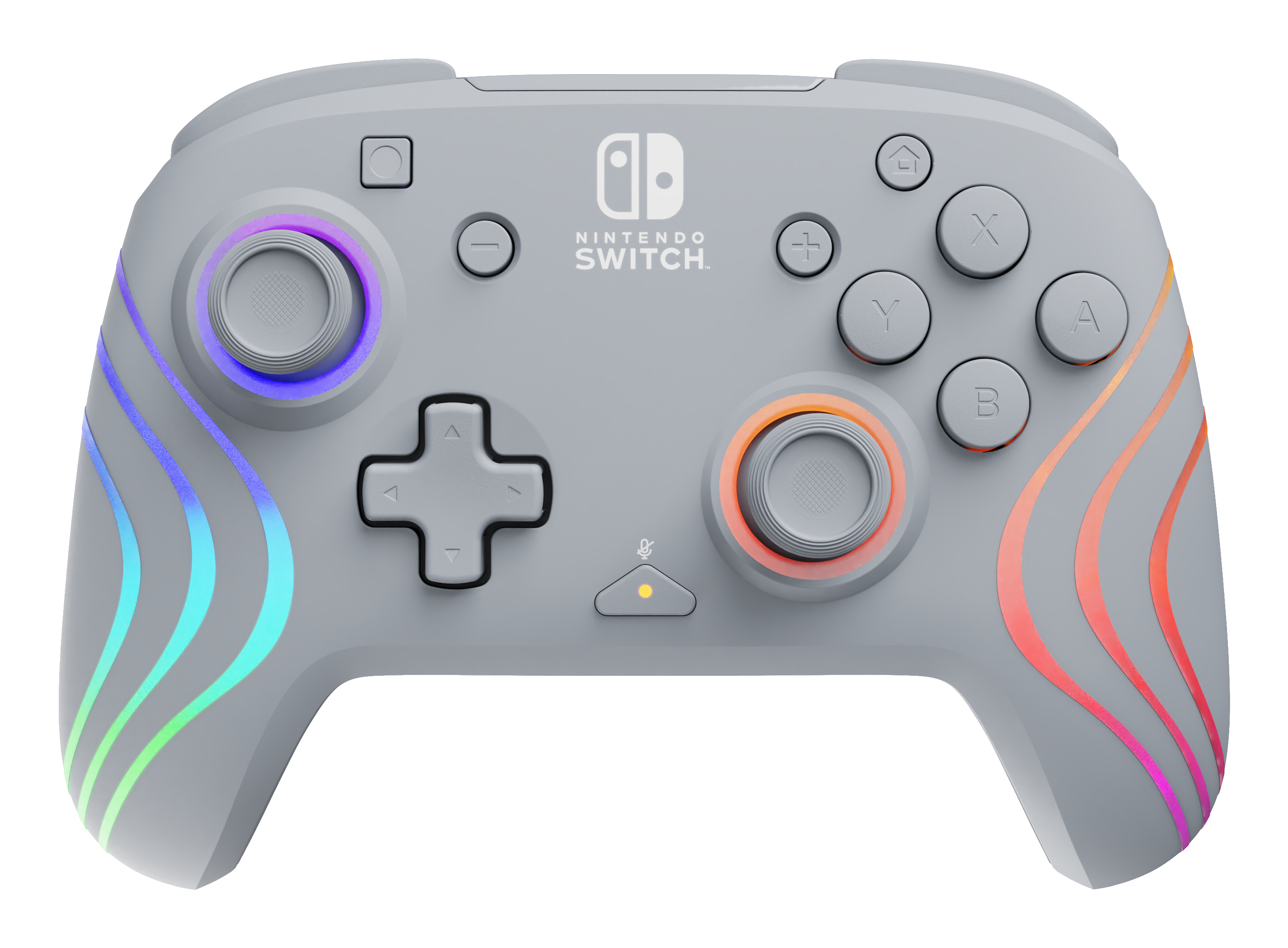PDP Afterglow Wave Gris USB Manette de jeu Analogique/Numérique Nintendo Switch, Nintendo Switch OLED