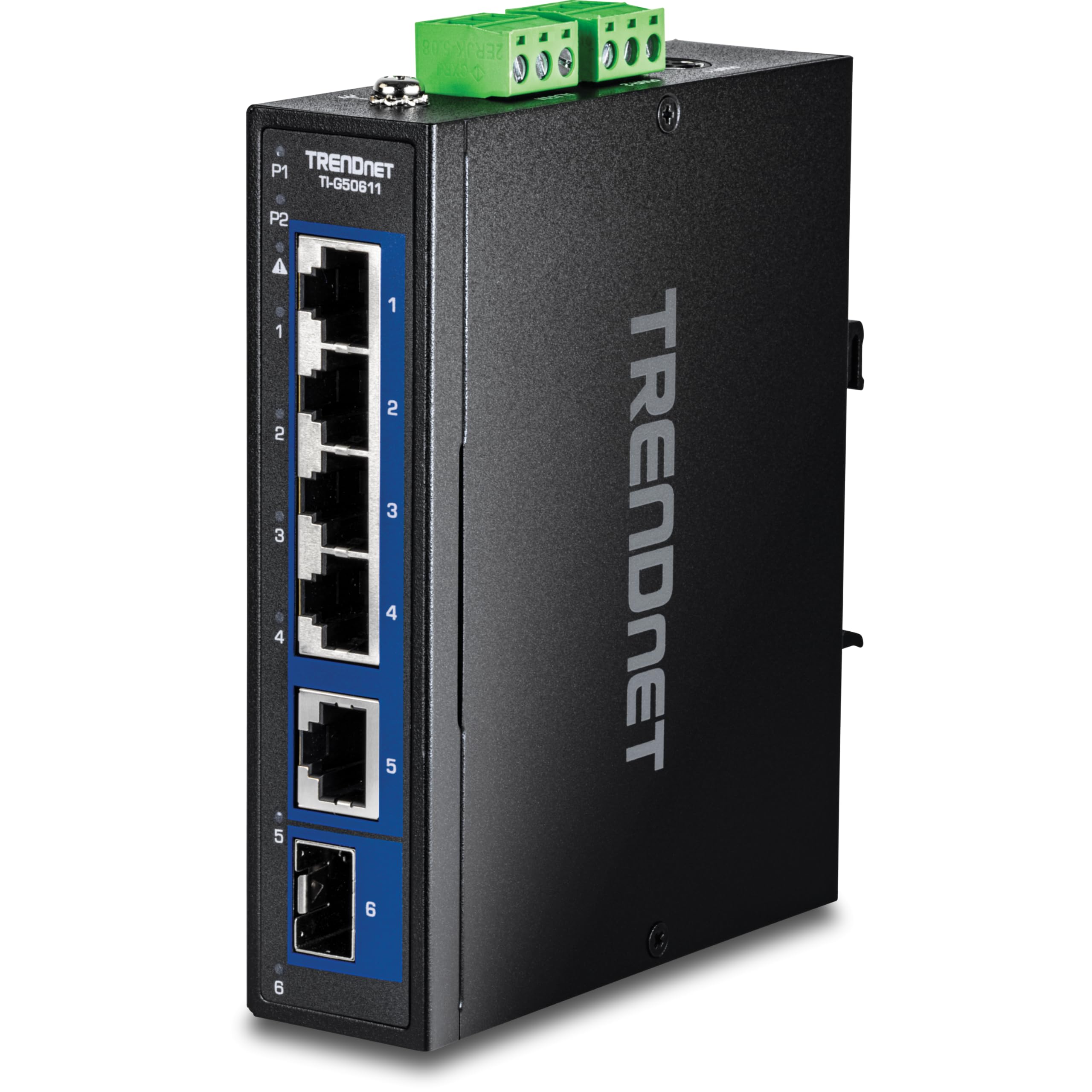 TRENDNET TRENDnet 6-Port Industr. 2.5G DIN-Rail Switch with 10G Ports