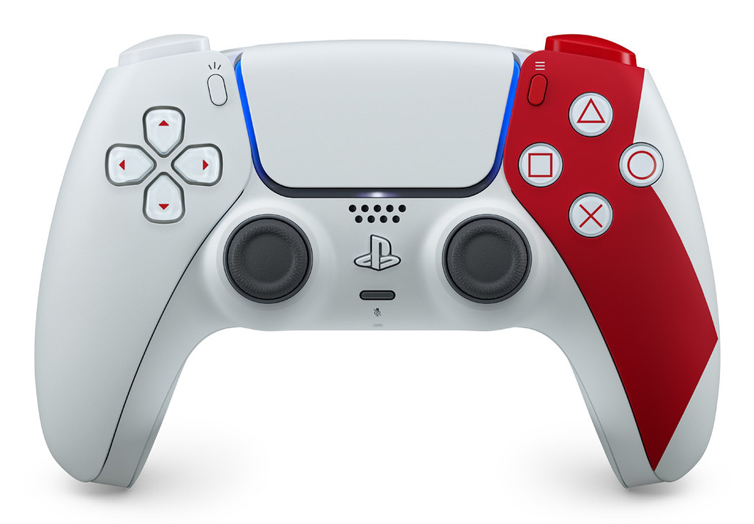 SONY Manette sans fil DualSense® Edition limitée 20e anniversaire de God of War™ Blanc et Rouge pour PS5 PC Mac et Mobile
