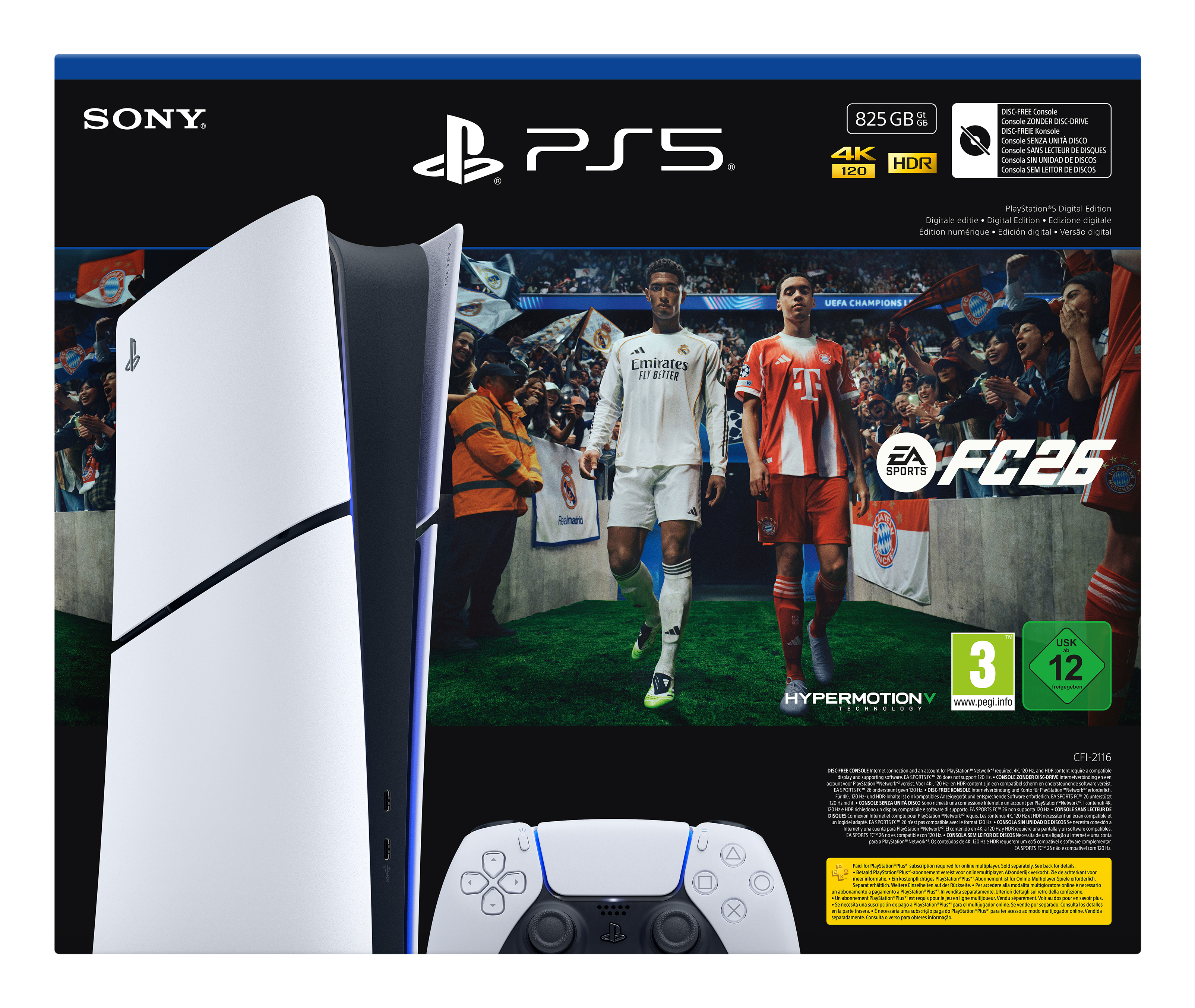 SONY PS5 Slim Édition Digitale + FC 26