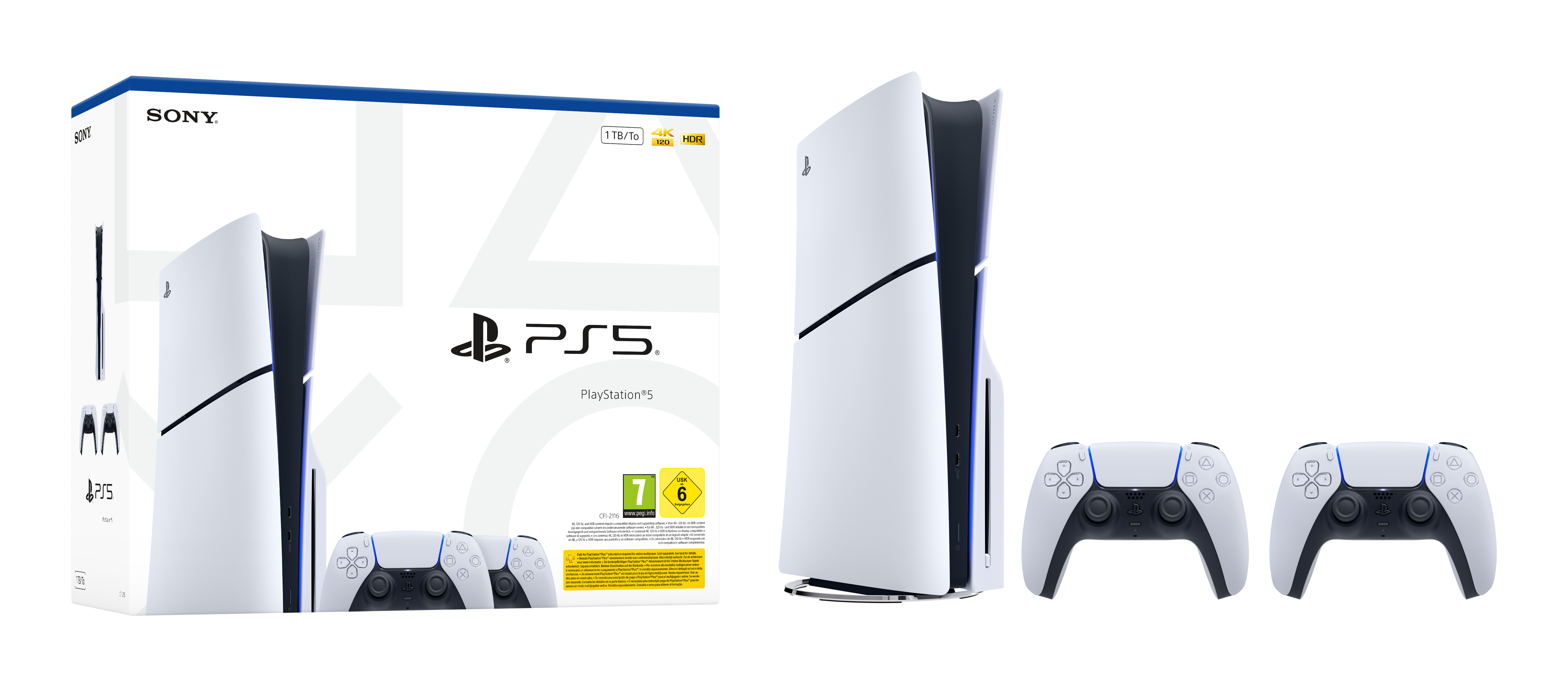 SONY Sony Playstation 5 Bundle Disc-Edition inkl. zweiten DualSense Controller White