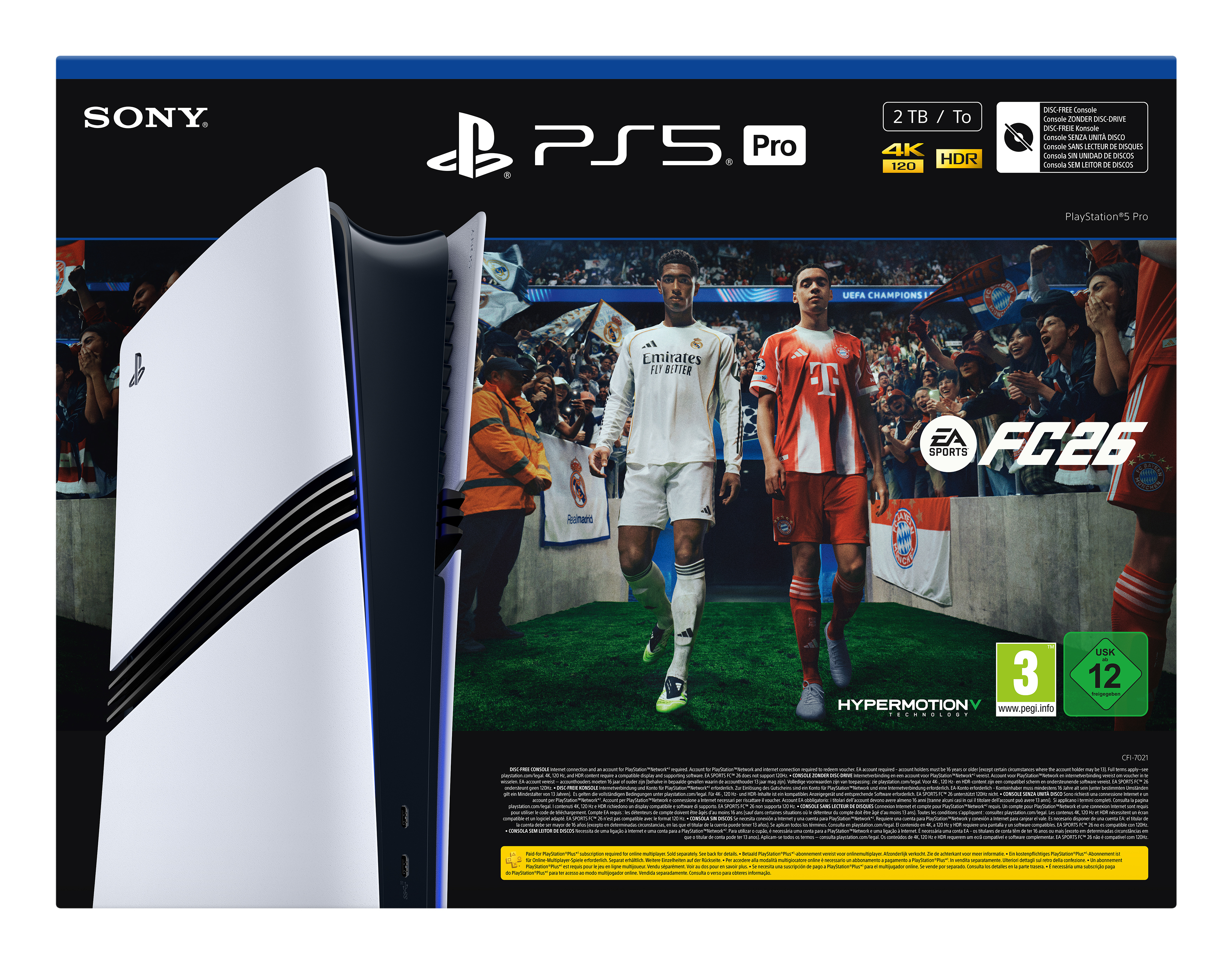 SONY PlayStation 5 Pro E-Chassis inkl. FC26
