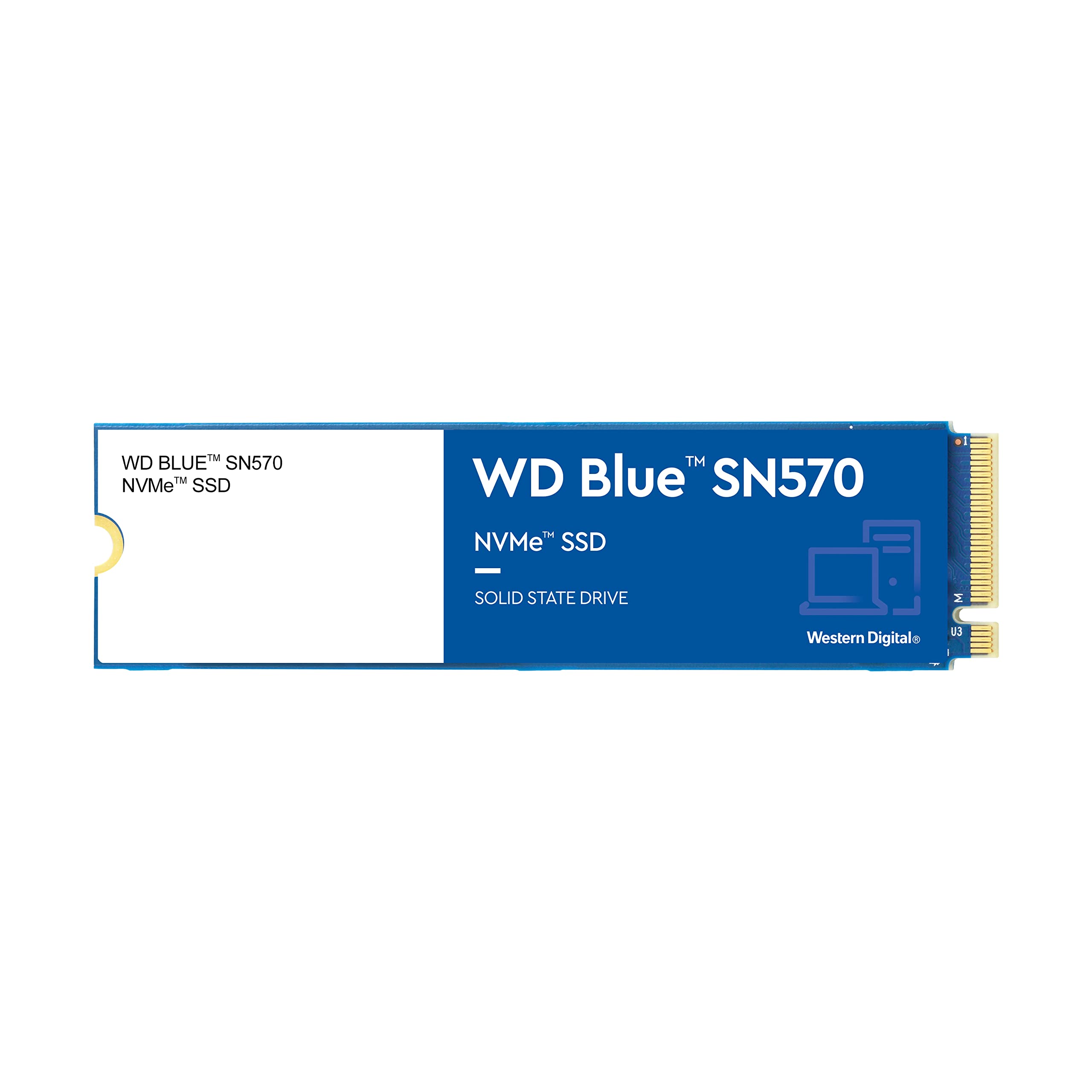 WESTERN DIGITAL WD Blue SSD SN570 NVMe 1To M.2 2280 PCIe Gen3 8Gb/s