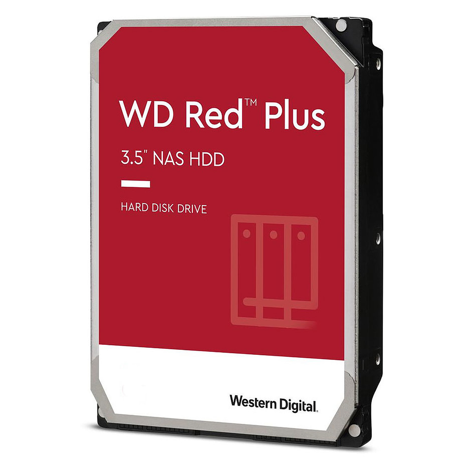 WESTERN DIGITAL <b>WESTERN DIGITAL WD Red Plus 8To SATA 6Gb/s 3.5p HDD</b><br>