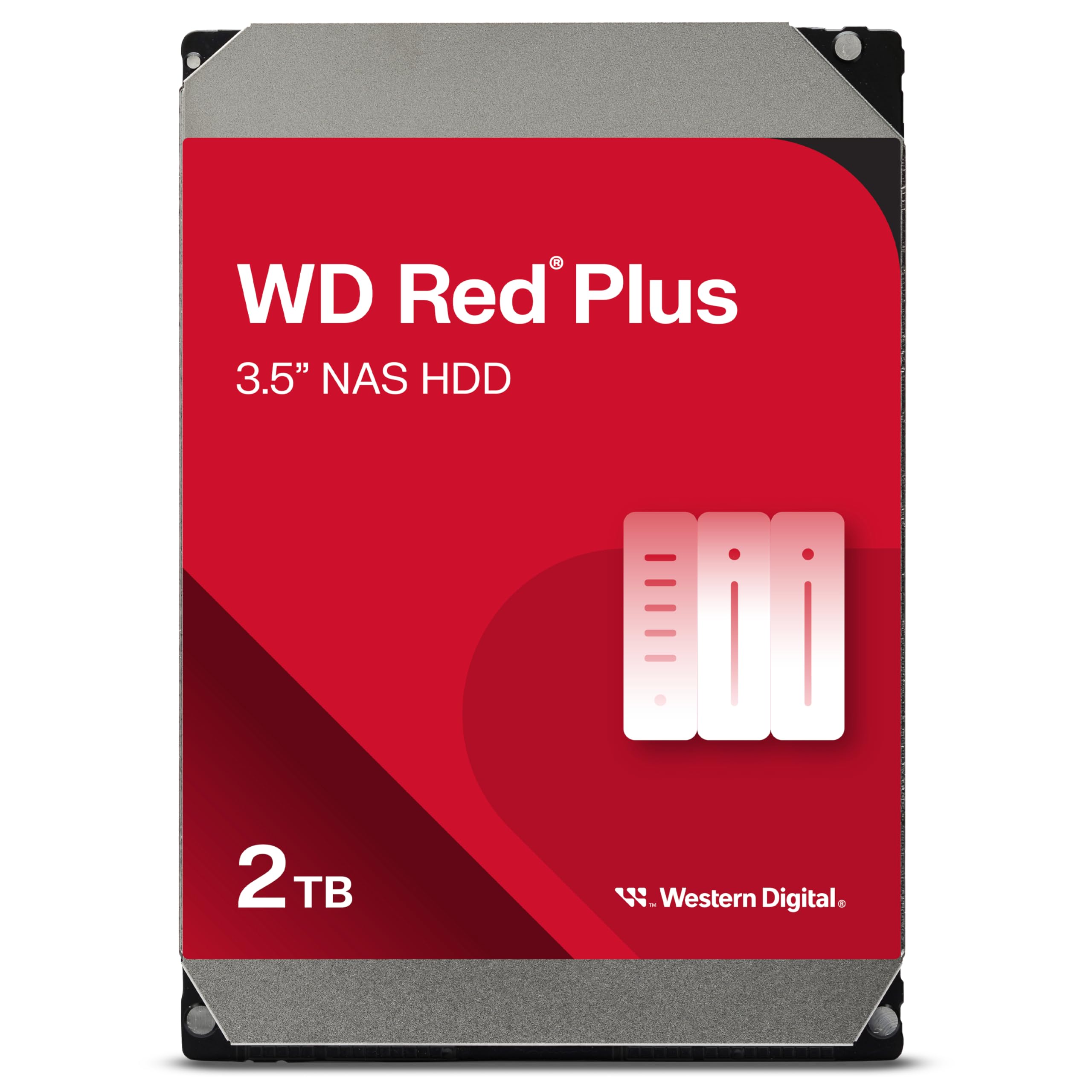 WESTERN DIGITAL WD Red Plus 2To SATA 6Gb/s 3.5p HDD