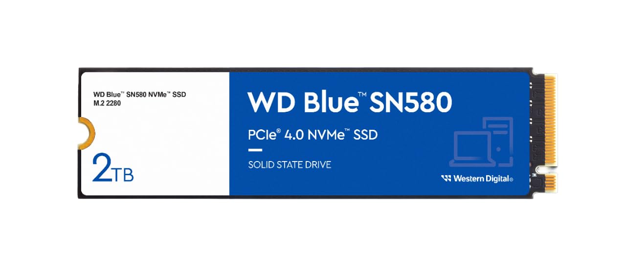 WESTERN DIGITAL WD SSD Blue SN580 2TB PCIe Gen4 NVMe