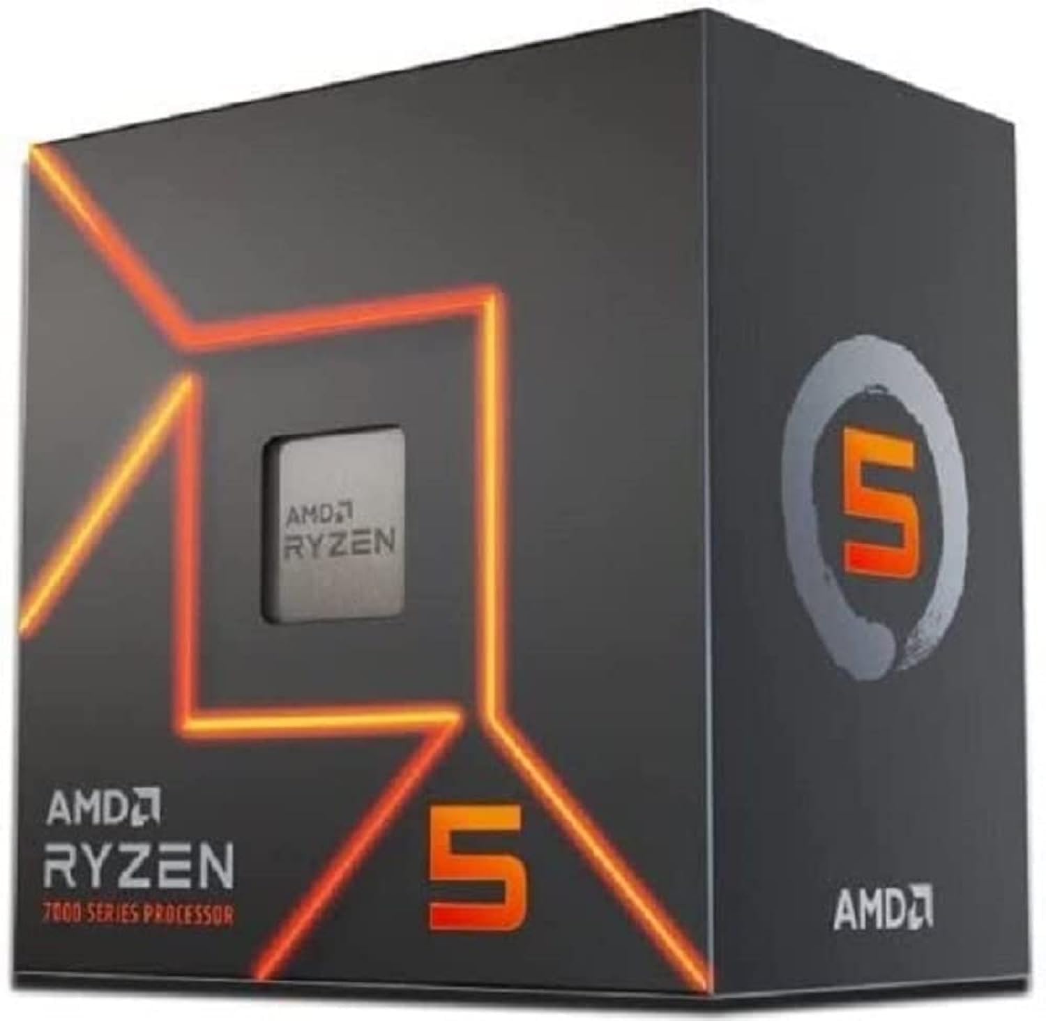 AMD Processeur Ryzen 5 7600 6 Cœurs Socket AM5,