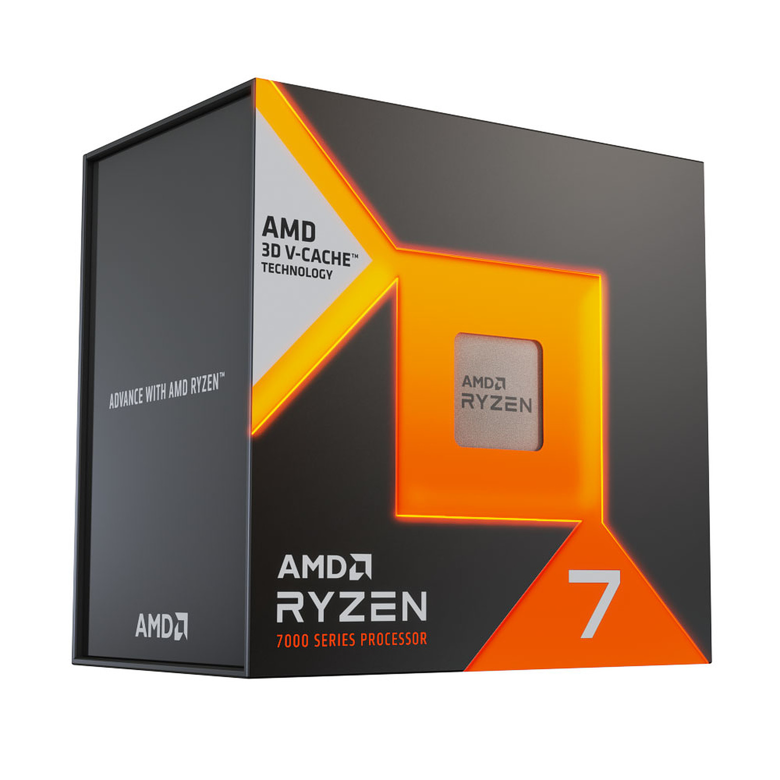 AMD Processeur Ryzen 7 7800X3D 8 Cœurs 104 Mo Cache Socket AM5