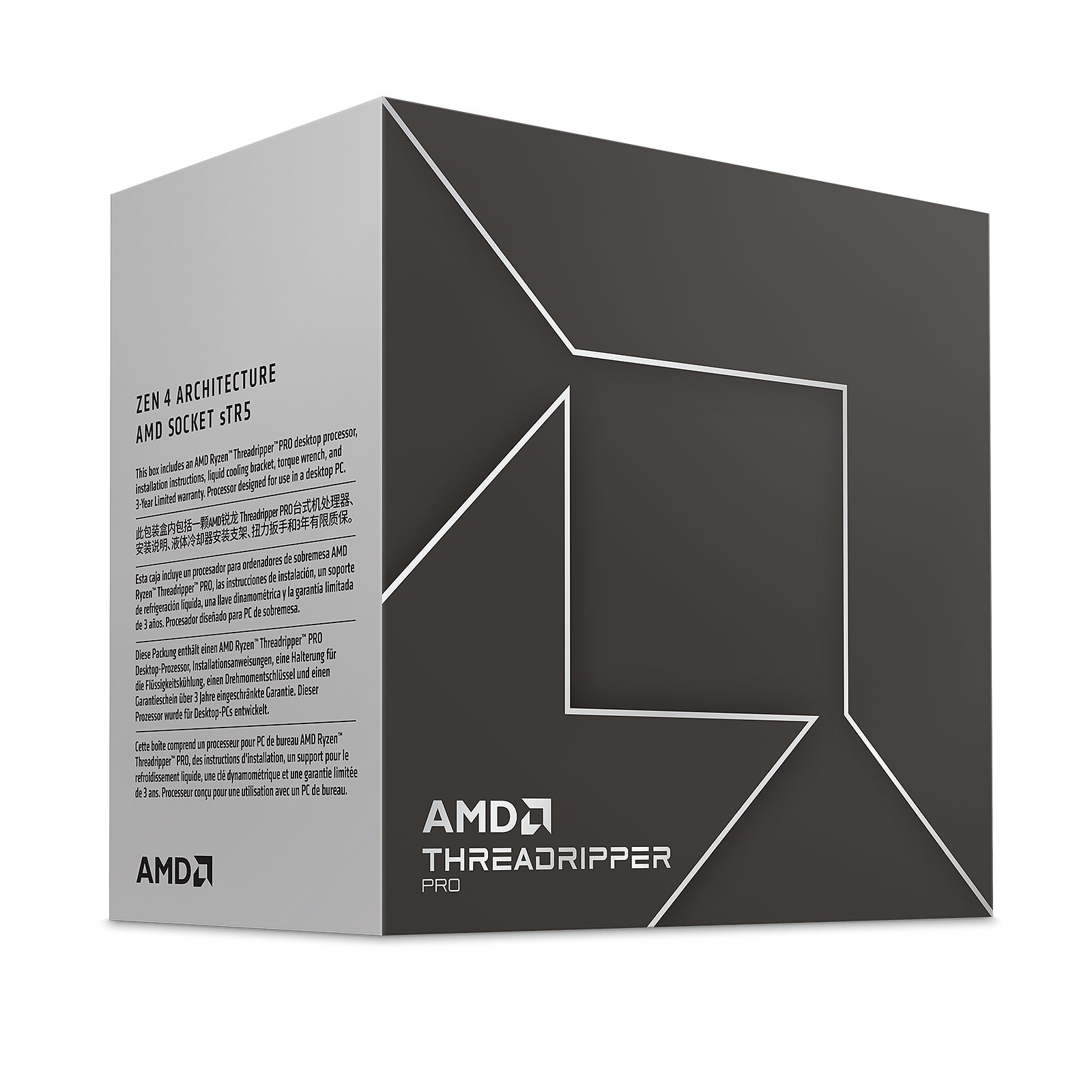 AMD Processeur Ryzen Threadripper PRO 7975WX 32-Core Socket sTR5