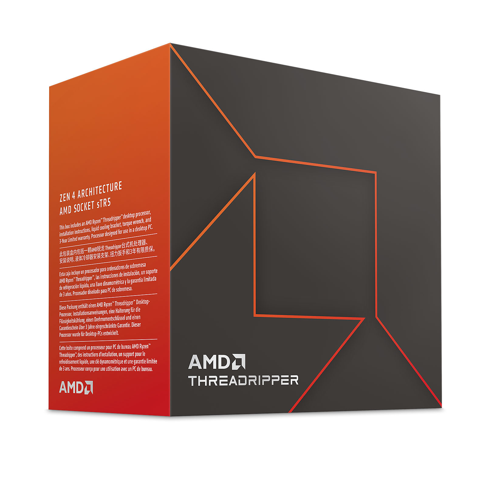 AMD Processeur Ryzen Threadripper 7980X 64-Core Socket sTR5