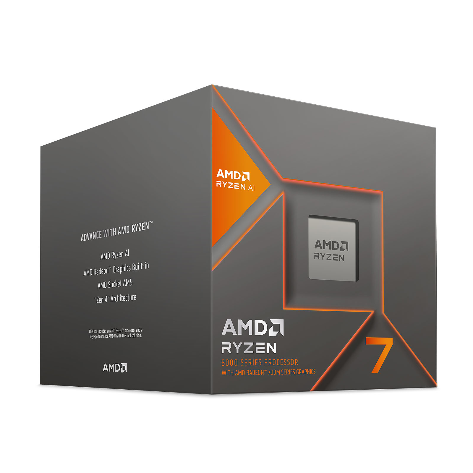 AMD Processeur Ryzen 7 8700G 8-Core 5