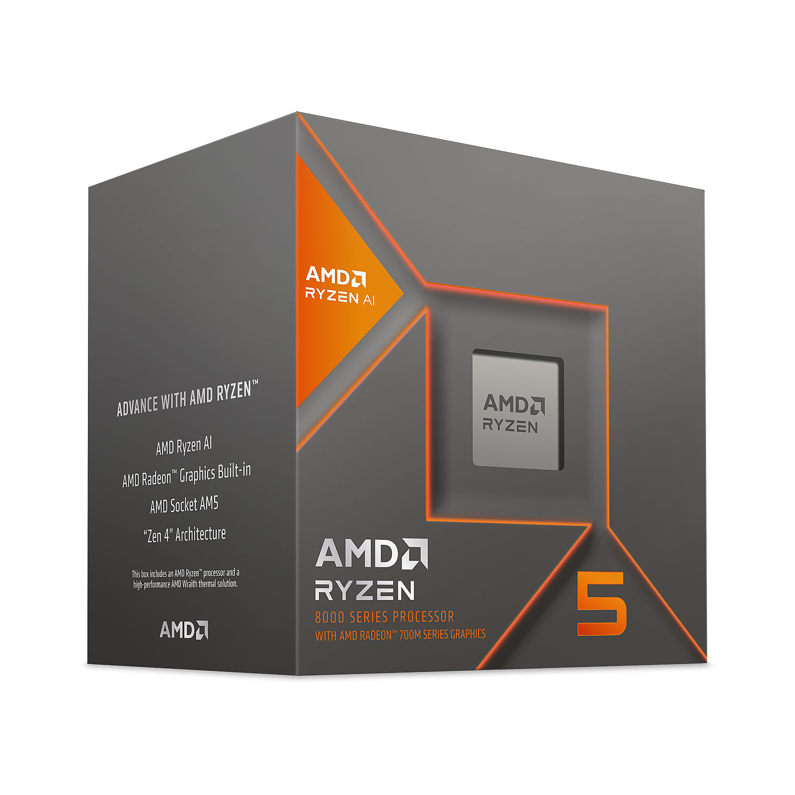 AMD Processeur Ryzen 5 8600G 5 GHz Socket AM5