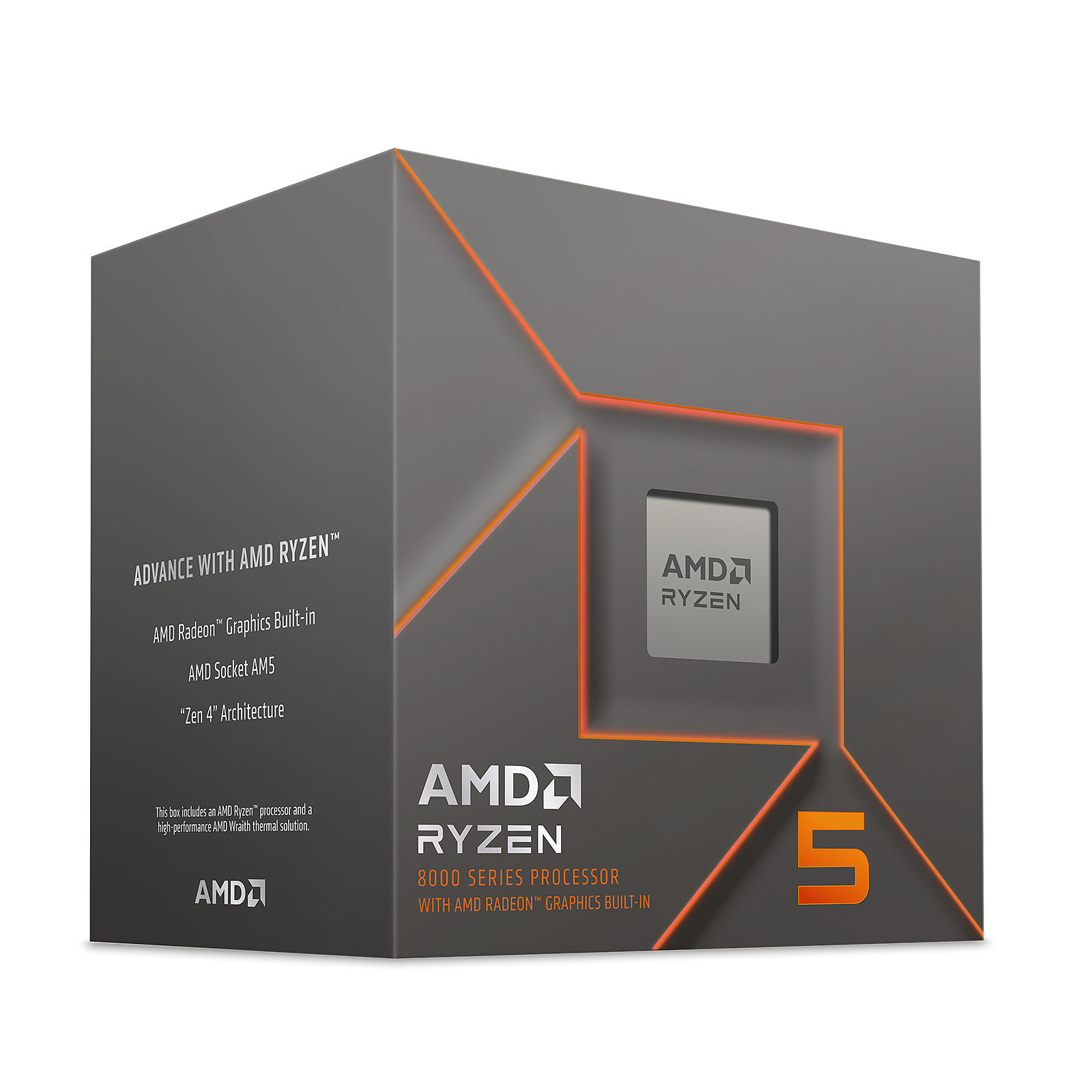 AMD Processeur Ryzen 5 8500G Wraith Stealth Socket AM5