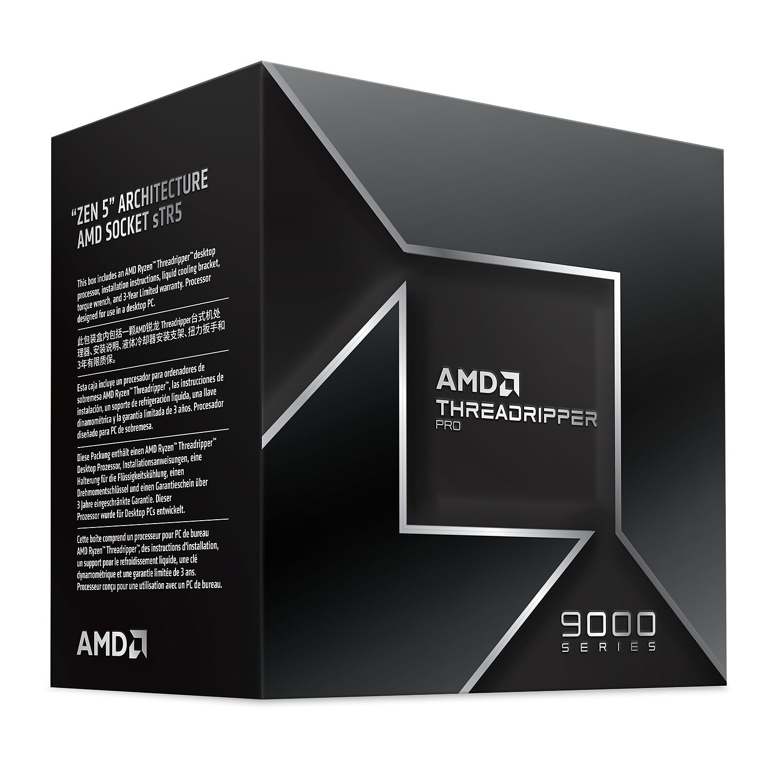AMD Processeur Ryzen Threadripper PRO 9955WX Version Boîte Station de Travail