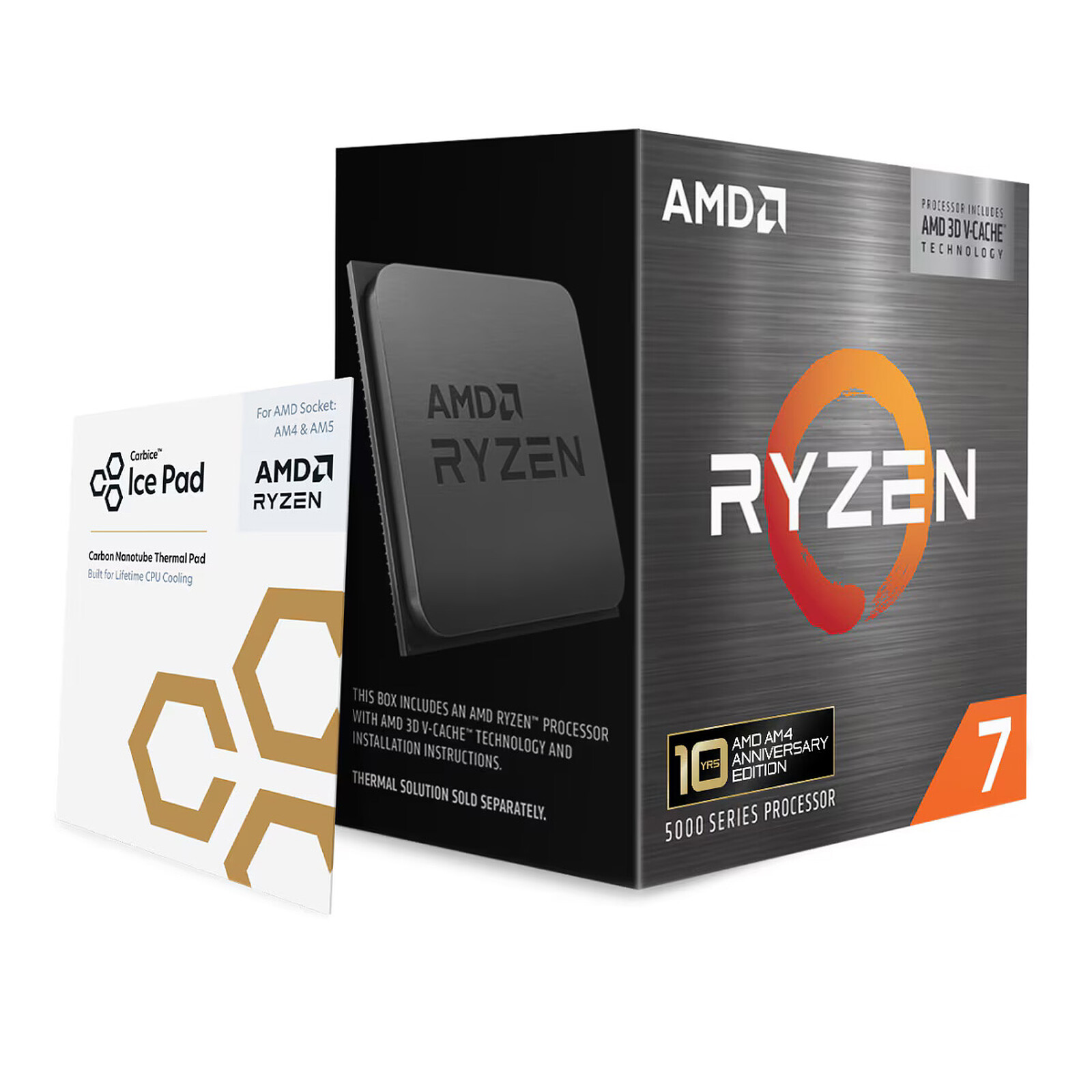 AMD Ryzen 7  5800X3D  4,5GHz AM4 100MB Cache