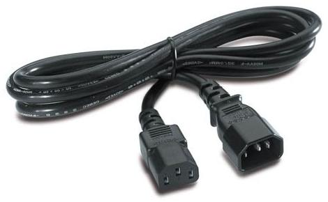 APC CORDON ELECTRIQUE DE RACCORDEMENT LONGUEUR 2.5M NORME IEC 320 C13 VERS C14