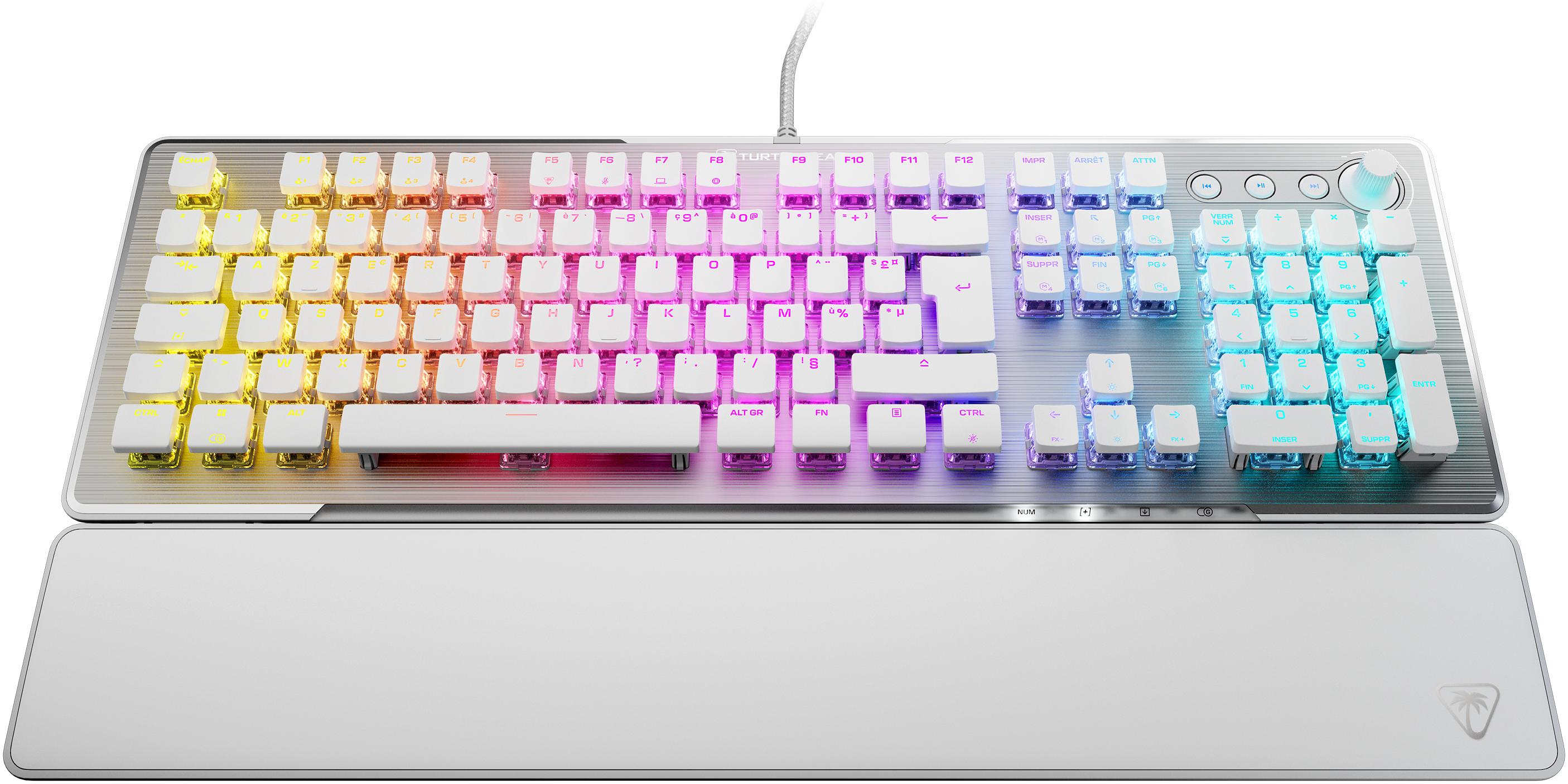 Turtle Beach Modèle du produit : clavier gamer vulcan ii blanc linear fr