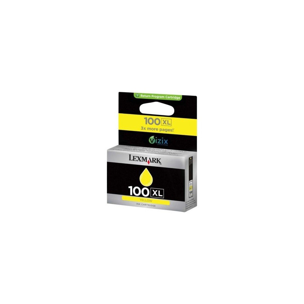 LEXMARK Cartouche N°100XL Jaune