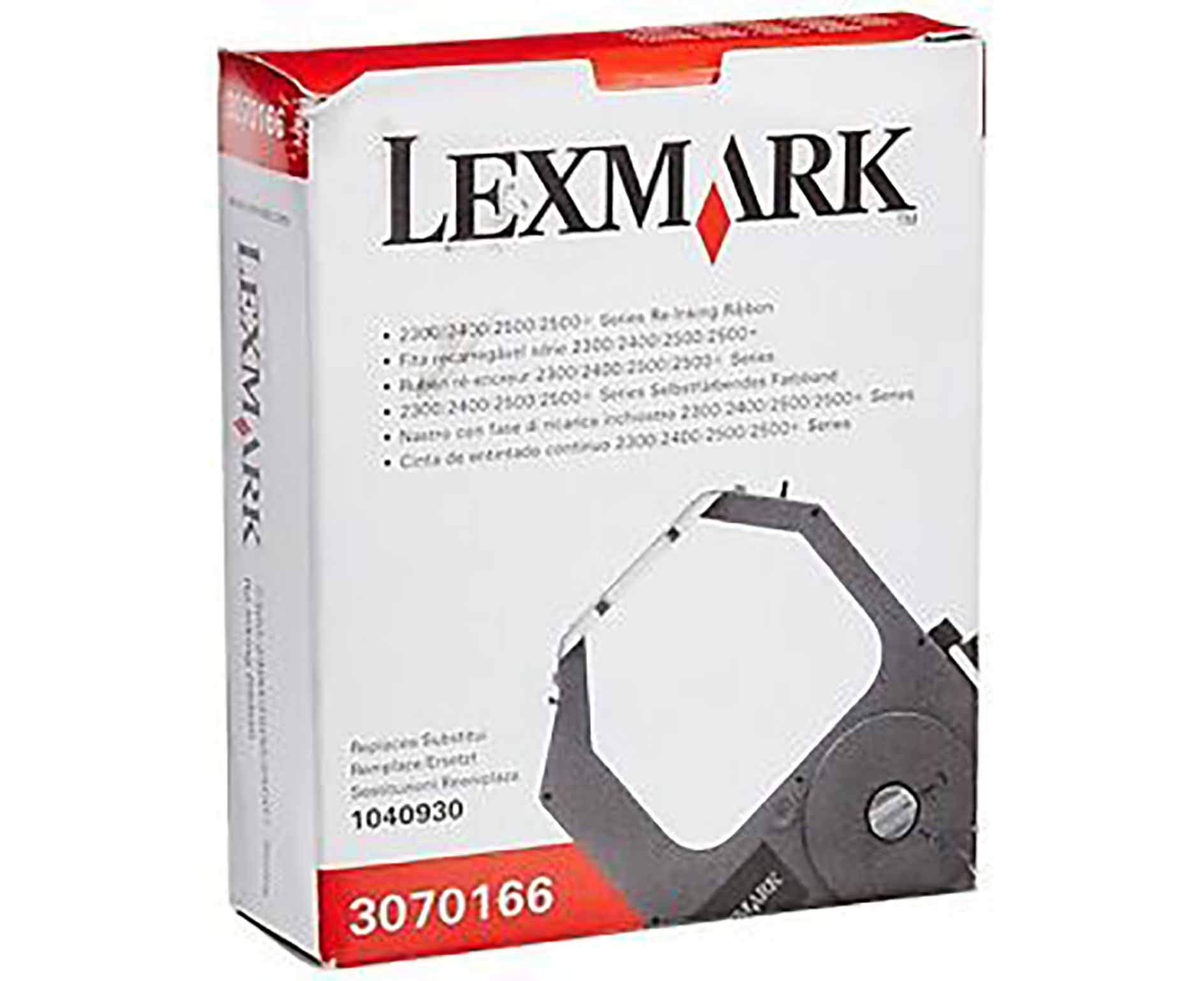 LEXMARK LEXMARK 25XX+ ruban noir pour imprimante - Pack de 1